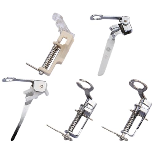 Set 5 Piezas Pies Prensatelas para Máquina de Coser