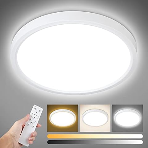 Unicozin Dimmable Ceiling Light with Remote Control Cover