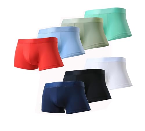 Nemopter Caleçon Homme Coton, Boxer Homme, Durable, Naturel (Lot de 7) sous-Vêtements pour Hommes