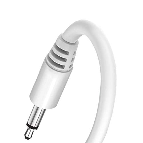 XOPLAY Wand Massager Charging Cable | USB to DC Replacement Charger Cable for Wireless Wand Massagers (White)