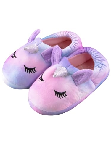 Harry Bear Zapatillas Unicornio | Pantuflas Niña | Zapatillas Niña Casa | Rosa 26