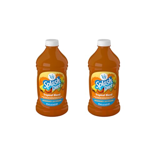 Image of V8 Splash Diet Tropical Blend Flavored Beverage, 64 fl oz Bottle (Pack of 2)