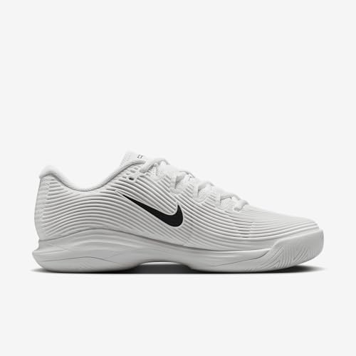 Nike Vapor 12 Women's Hard Court Tennis Shoes (FV5554-100, White/Summit White/Black) Size 8.5