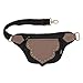 Unisex Cotton Traveller's Hip Bag Belt-Black-One Size