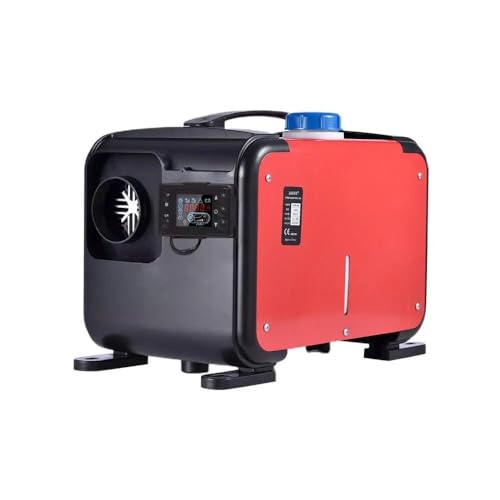 Generic Efficient 12V 8KW All-In-One Diesel Air Heater with LCD and Remote Control – Fast Heating, Low Noise, and Easy Installation DC 24V Red