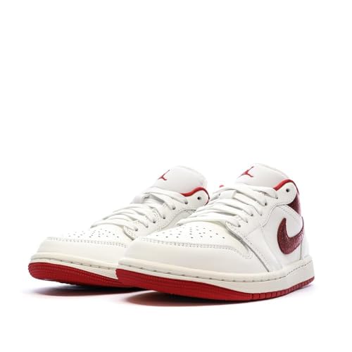 Image of Air Jordan 1 Low SE Women's Shoes (Sail /Team Red /Varsity Red)