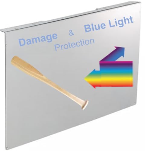 Image of VizoBlueX 65 inch Blue Light and Damage TV Screen Protector. Protection Shield & Anti-Blue Light Filter Blocking UV for LCD LED 4K OLED QLED (57.3 x 32.9 inch)