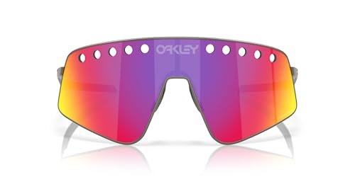 Image of Oakley Sunglasses for Men - OO6025 Sutro TI Sweep Sunglasses with Rimless Titanium Frames PRIZM Lenses