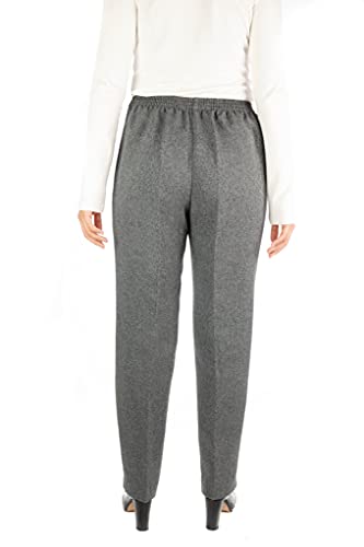 Alica Winter Schlupfhose meliert, komfortabler Gummibund, gerader Schnitt, Hosentaschen