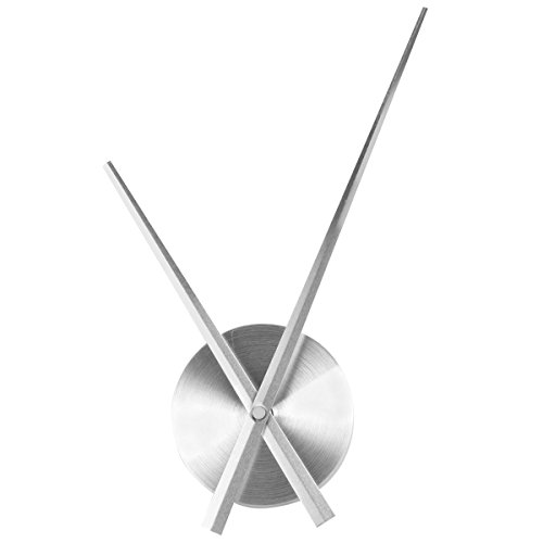 YESURPRISE Modern Aluminum 3D Clock Hands Movement Time for Wall Clock House DIY Room Home Decorations Mini Silver