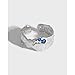 HLII Anillo De Moda,925 Plata Esterlina Anillos Anchos Irregulares para Mujeres Joya De Fiesta De Boda Elegante Mujer Azul Anillo De Cristal Plata 925 Accesorios Color Plata