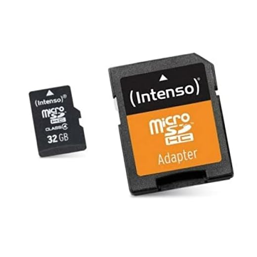 Intenso Micro SDHC Class 10 3413480 Minneskort, Svart 32 GB