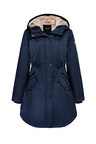 Orolay Women's Thicken Fleece Lined Parka Winter Coat Hooded Jacket With Pockets Navy 2Xl #TOP10