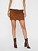 VERO MODA Damen Vmdonnadina Faux Suede Short Skirt Noos Rock, Cognac, XS EU