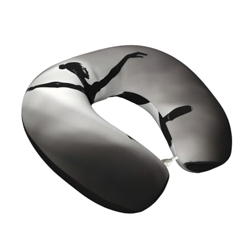 Almohada de poliéster para cuello tamaño único negro miniatura 2
