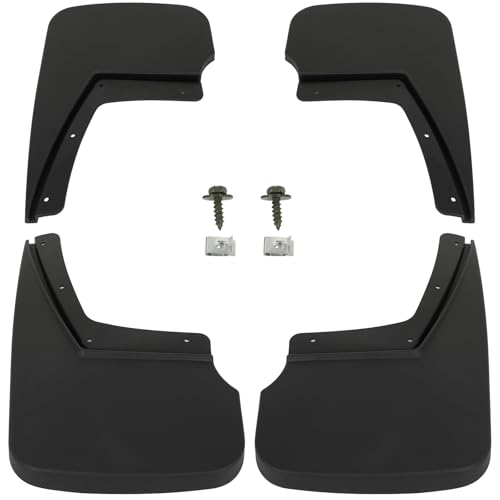 Image of SCITOO 4PCS Mud Flaps Front & Fear Splash Guard set suitable for Chevrolet Tahoe 2015-2020 125080-125092