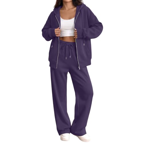 SdGgsgv Sweat Sets Women Zip Up Jacket Joggers Pants Workout Track Suits - image 1