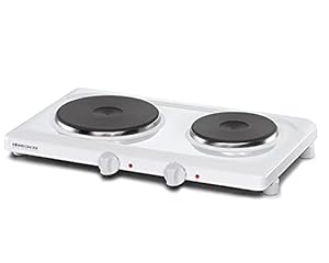 Rommelsbacher THL2597 Doppelkochplatte Weiß