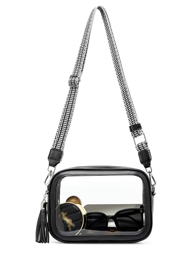 Image of Unilily Clear Bag for Stadium Events, Clear Purse Stadium Approved Crossbody Bag for Concerts Sports Festivals Events Women