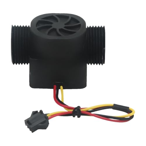 Sensor de flujo agua turbina HI4360D de plástico nailon 3/4 pulgadas para control de lavandería