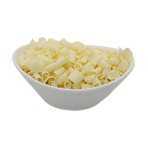 White Chocolate Shaved Curls, OliveNation White...