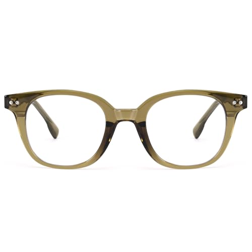 Image of Dollger Blue Light Blocking Glasses For Woman Men Thick Frame Square Computer BlueLight Glasses Clear Lens Non-Prescription