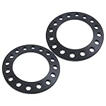 AQPYITYZ-2pc-12-8x65-Wheel-Spacers-8-Lug-Flat-Billet-Spacer-Black-Enhances-your-driving-experience
