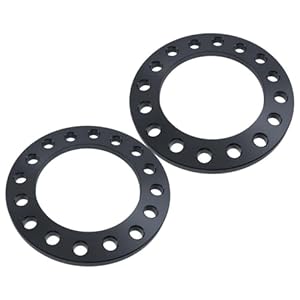 Buckys 2Pc 1/2&Quot; 8X6.5 Wheel Spacers 8 Lug Flat Billet Spacer (Black) 3 312m6q97gnl. sl500 . ss300