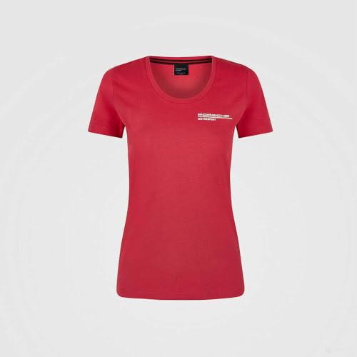 Porsche Motorsport - Camiseta para Mujer, Color Rojo, S, Rojo