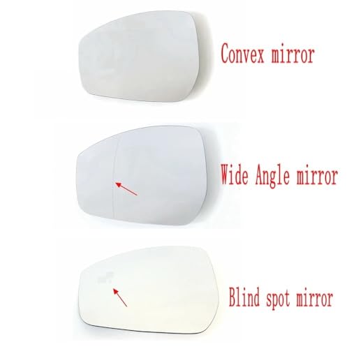 Espejo retrovisor de gran angular térmico compatible con Evoque y Velar cristal marcha atrás 2