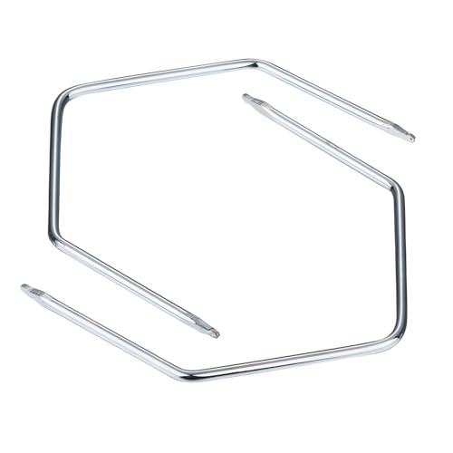 2 Stück Doppel Autoradio Entriegelungswerkzeug, Opel Radio Entferner Werkzeug, für Auto Ausbau Radio, Halterung, Adapter, Audio, CD, Demontage, Entfernung, zur Fehlerbehebung von Polsterung, Demontage