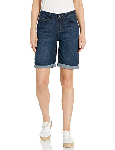 Lee Women's Regular Fit Rolled Hem Bermuda Short, Infinity, 10