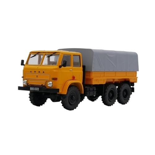 Camion polonais en alliage 1/43 modèle voiture métal collection jaune miniature 266