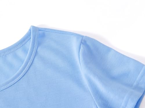 Topgal Tie Dye Girls Pajamas for Little & Big Girls 2PC Set Sleepwear Summer Short Sleeve Jammies Size 6-184