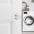 Kwikset Katella Interior Passage Door Handle, Lever For Closet and Hallway Doors, Reversible Non-Locking Handle Lever, Satin Nickel, with Microban Protection
