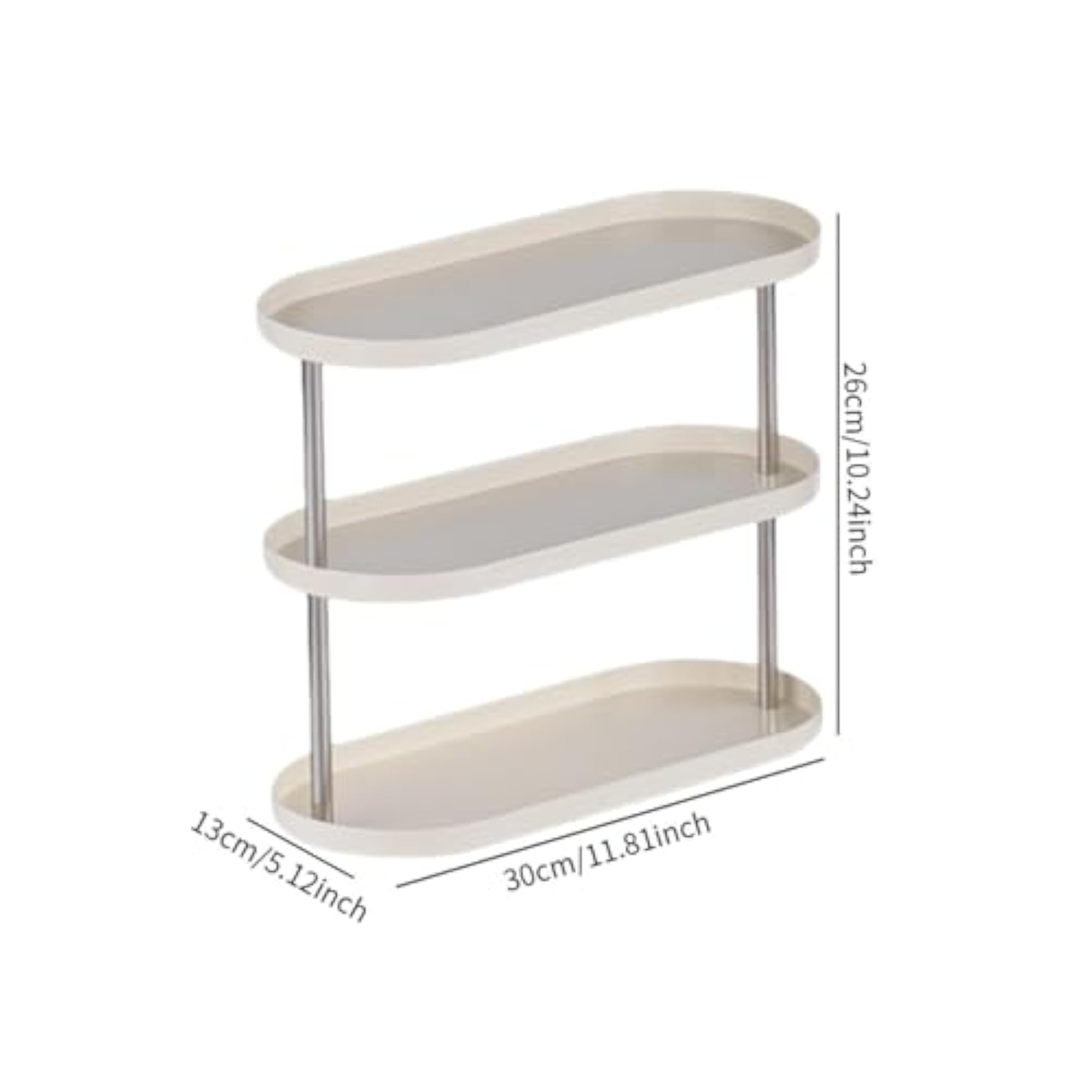 Makeup Storage Rack, Stable Kitchen Storage Rack