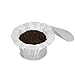 Perfect Pod EZ-Cup Disposable Paper Filters with Patented Lid Design for Reusable Coffee Pods - 1 Pack (50 Filters)