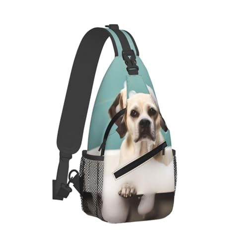 Bolso cruzado para hombre tipo bandolera negro miniatura 2