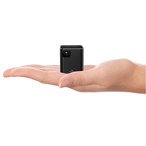 AMOXUN P6 Mobile Mini Pico Projector, DLP Technology, Support 1080P HD 120" Display, WiFi Airplay Miracast Wireless Connectivity, Touch Panel Control