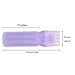 Yebeauty Root Comb Applicator Bottle, 2 Pack 6 Ounce Hair Oil Applicator Bottle for Hair Dye Bottle Applicator Brush with Graduated Scale- Purple