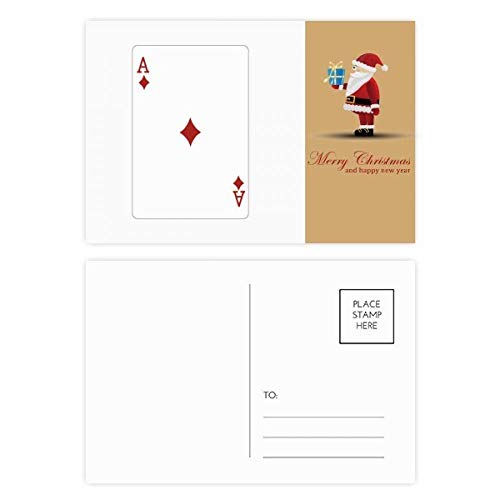 Cartes postales à jouer Père Noël Diamant pour vos vœux en famille