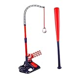 Spécifications : KIXZSAZ Lanceur de balles de Baseball Portable pour Adolescents et Enfants. Ce Lanceur balles Baseball améliore Les compétences Sportives Lors des Jeux en extérieur.