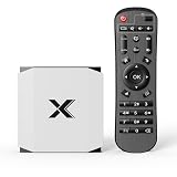 Boîtier Android TV 4 Go de RAM 32 Go de ROM, 4 Quad-Core, Android TV Box OS with HEVC MAIN10 H.265 Encoding, Dual-Band WiFi 6, Bluetooth, TF Card Expansion - Media Player