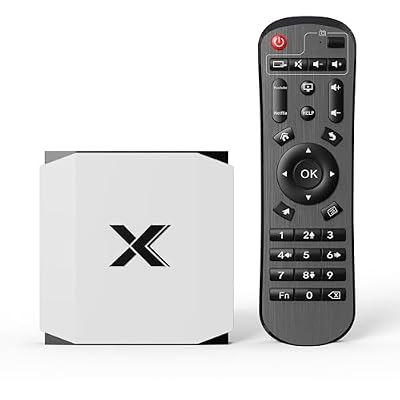 Android 12 TV Box with HDMI AV LAN SPDIF USB Ports, 4GB RAM 32GB ROM, WiFi 6 Bluetooth 5.0, Smart TV Box 4K H.265 Streaming Media Player with TF Card Expansion