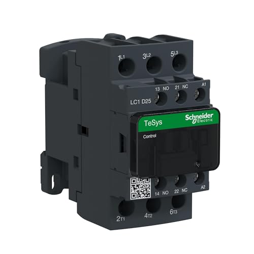 Schneider Electric LC1D25G7 Iec Magnetic Contactr, 120Vac, 25A, 1Nc/1No