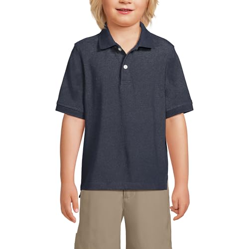 Lands' End School Uniform Kids Short Sleeve Mesh Polo Shirt4