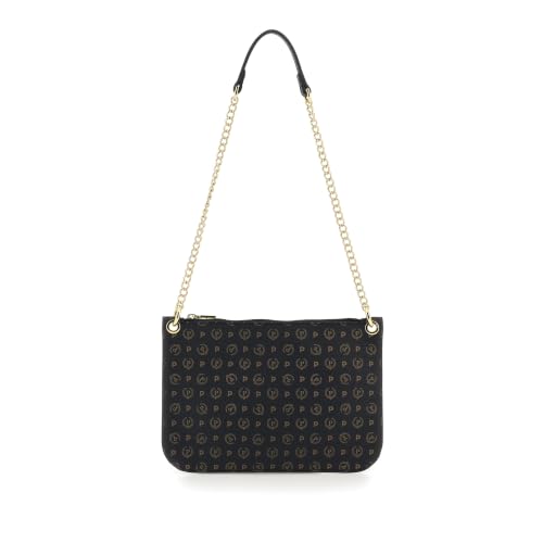Pollini Tote Bag Heritage grand format noir avec maxi logo central - 5