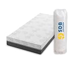 Colchão Solteiro De Molas Ensacadas 88x188x20cm D33 SDB Colchões (Cinza)
