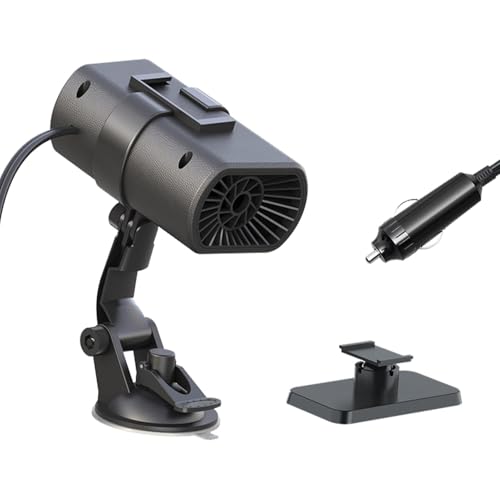 Calefacción De Coche Portátil, Calefacción De Coche 220W, Calefacción De Coche 12V, Calefacción Portátil Del Coche 2 En 1, Calefacción Del Coche Portátil, Rotación De 360 Grados Con Ventosa