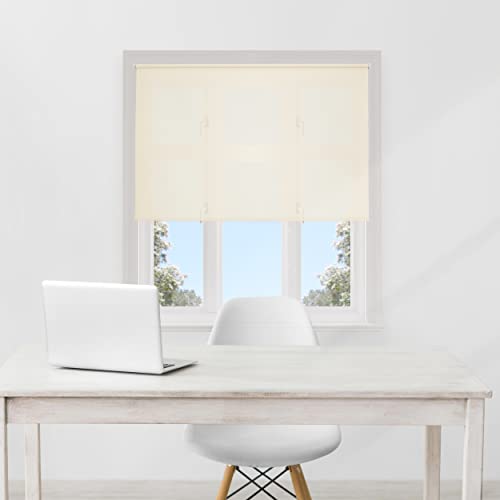 Persiana para Janela Rolo Translucida, L 1,60 m x A 1,40 m, Bege